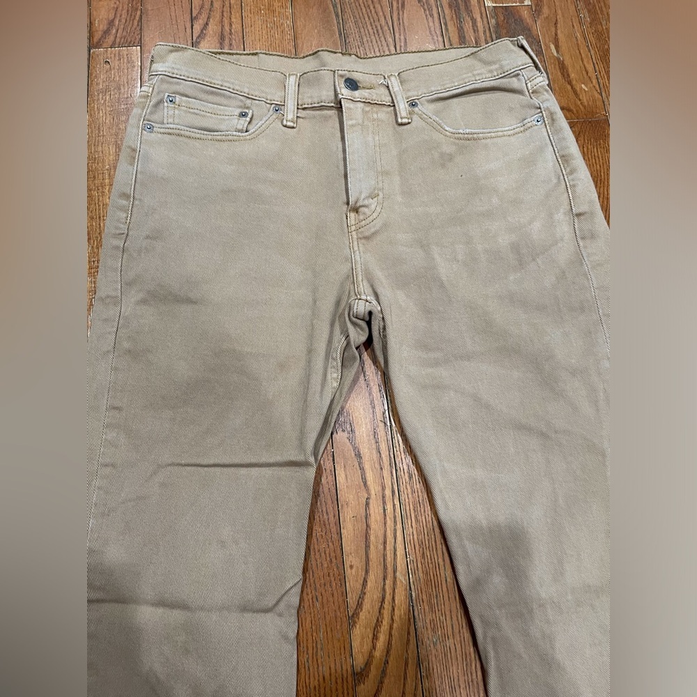 Levi’s Wrangler Men's Khaki Straight Jeans - Picture 15 of 16